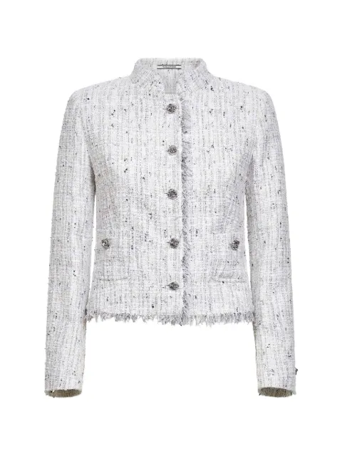 Tagliatore veste frangée à col guru