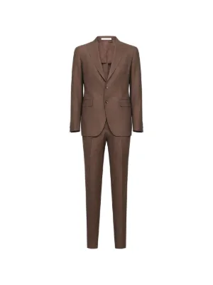 Tagliatore pinstripe-pattern double-breasted Suit | Neutrals Tagliatore pinstripe-pattern double-breasted Suit | Neutrals