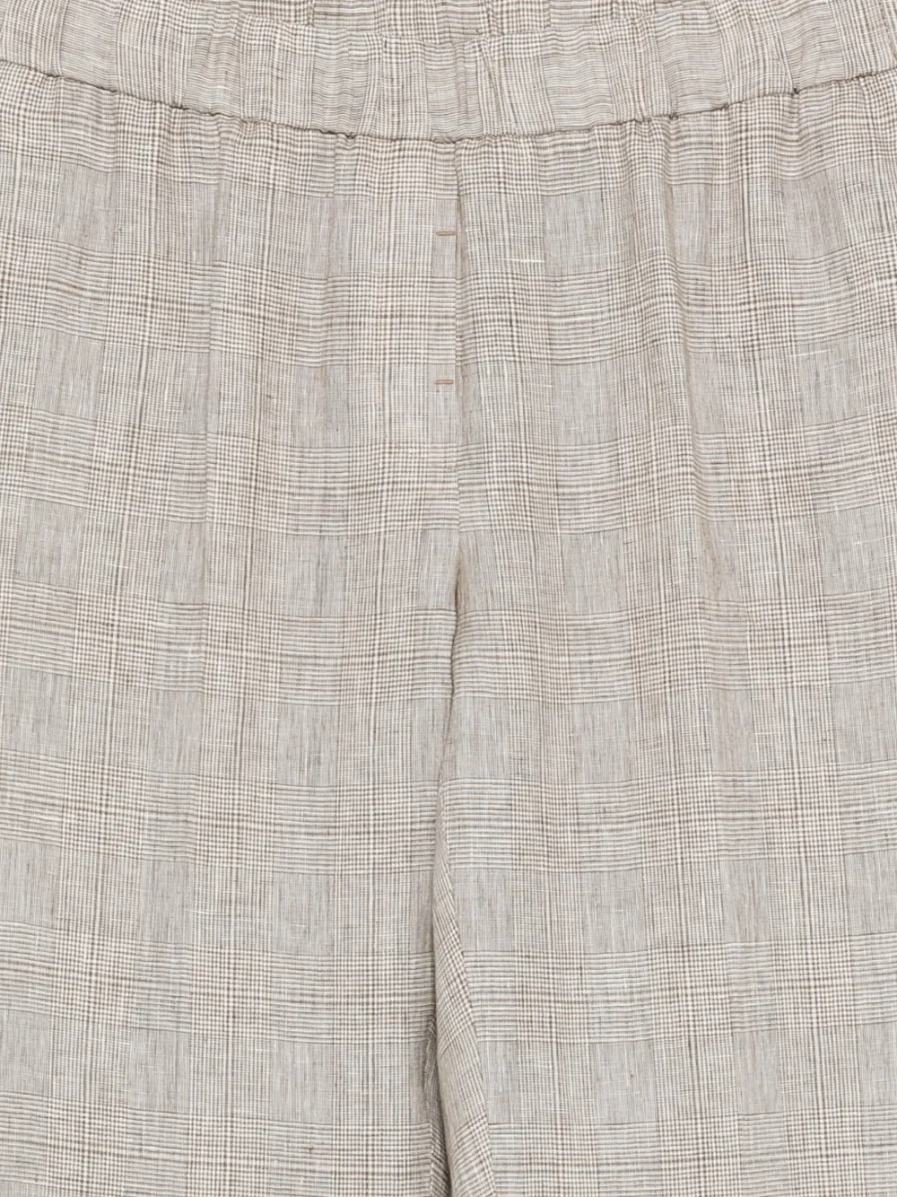 Peserico Broek met Prince of Wales ruit Beige