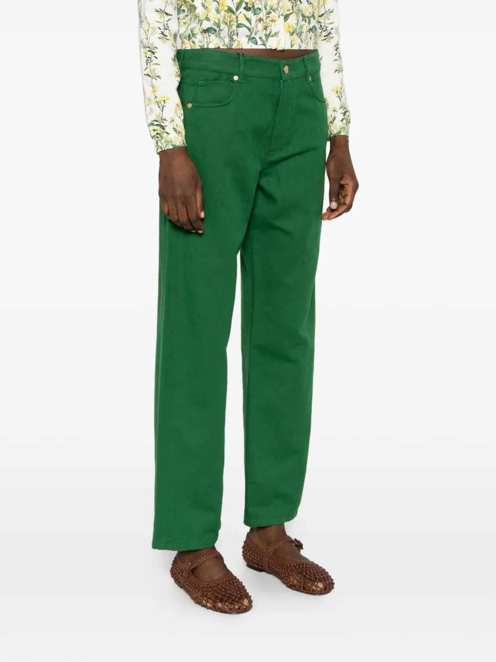 'S Max Mara Onorata straight broek Groen