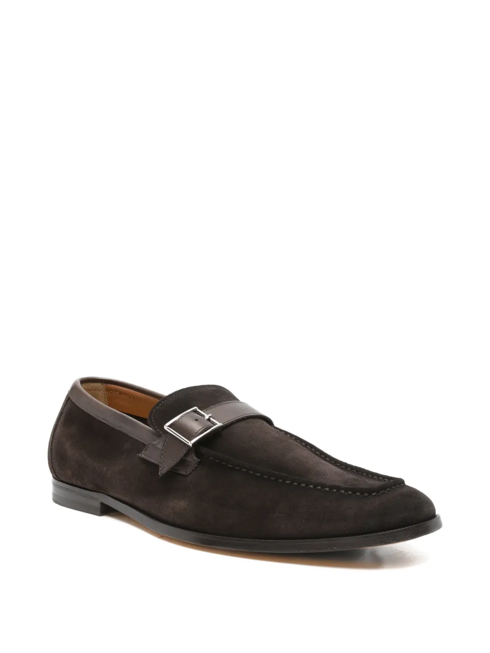 Doucal's buckle-strap monk shoes Bruin