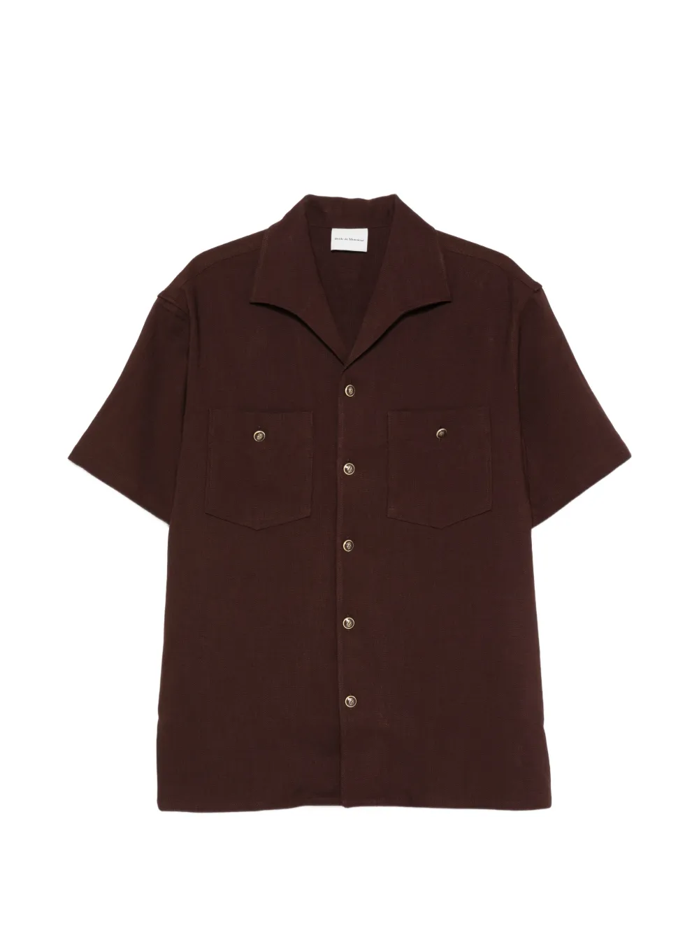 Drôle De Monsieur chest-pockets buttoned shirt - Marrone