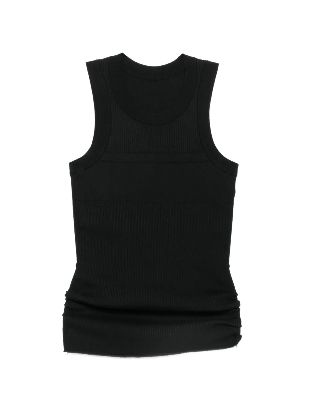 sacai ribbed-knit tank top - Nero