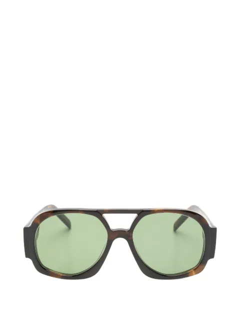 Lesca oversized-frame sunglasses