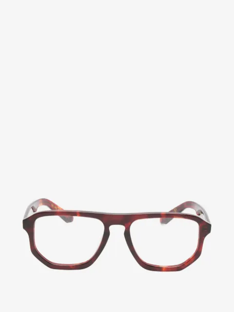 Lesca rectangle-frame glasses