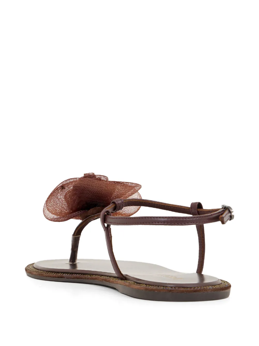 Le Silla Rose sandalen met string Bruin