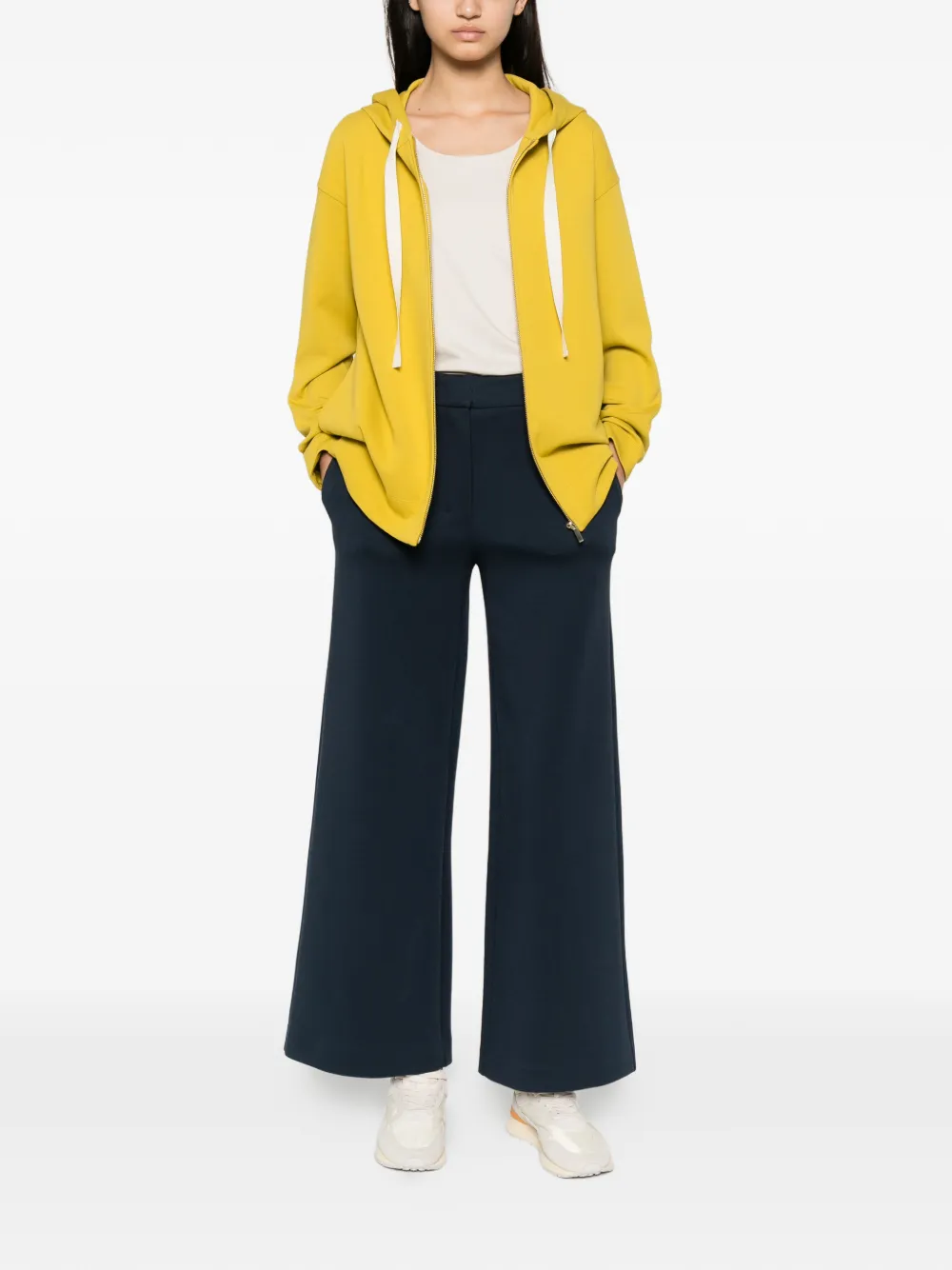 'S Max Mara Sweater met rits Geel