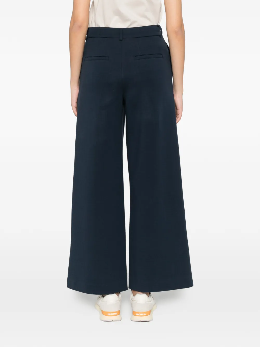'S Max Mara Broek met riemlussen Blauw