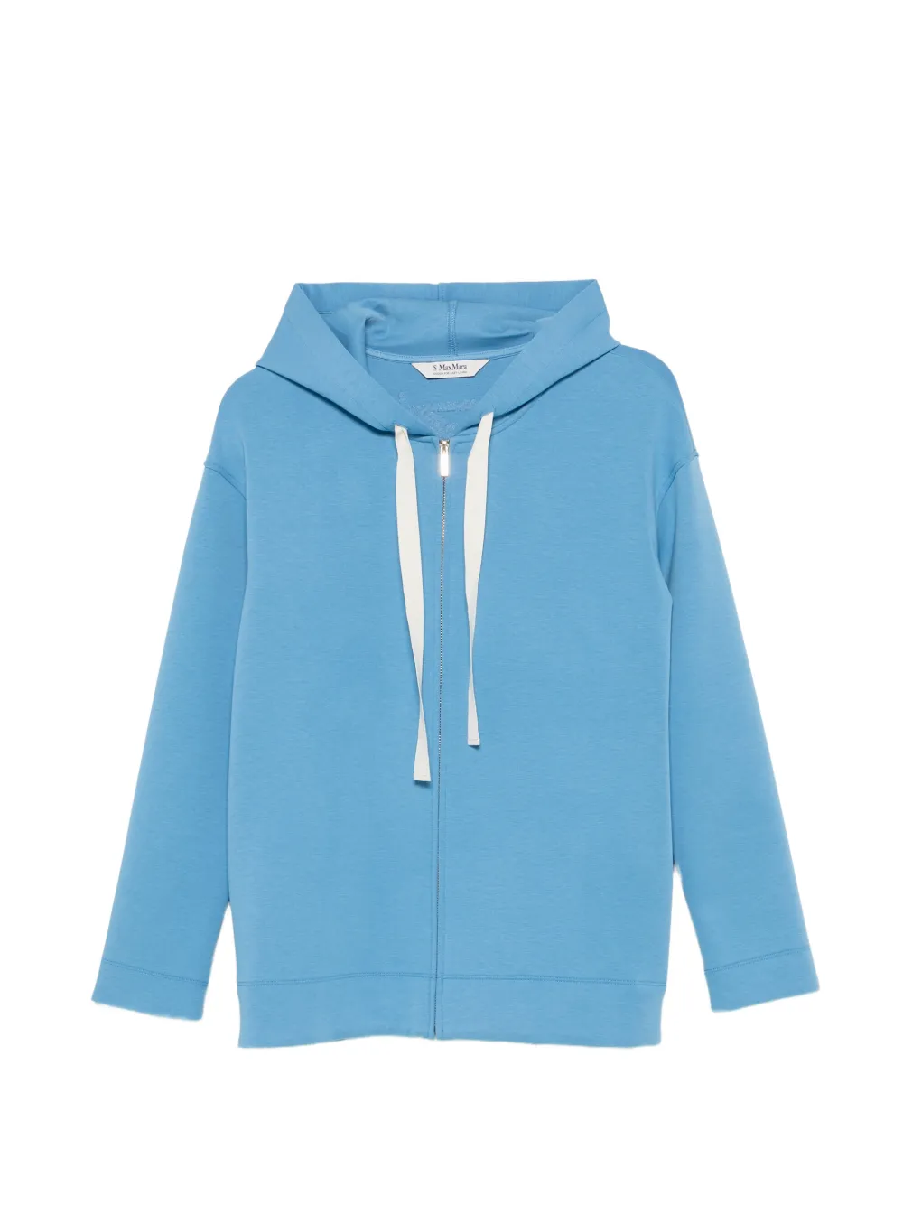 'S Max Mara logo-print zip-up sweatshirt - Blue