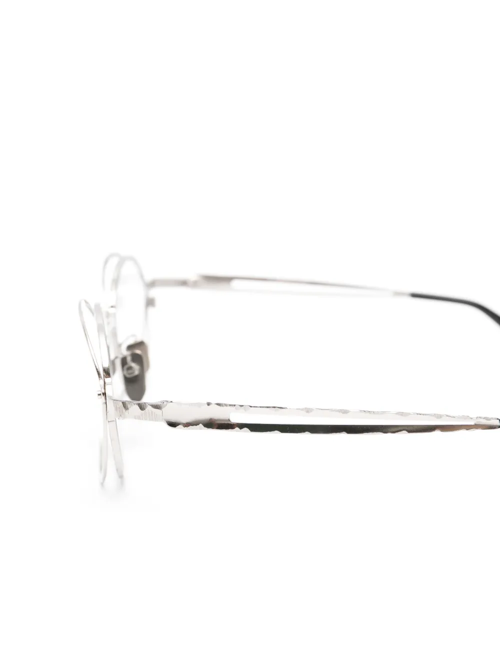 Kuboraum Bril met rond montuur Zilver