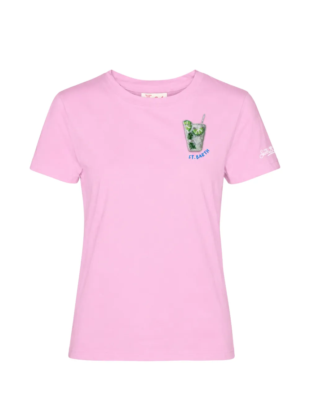 MC2 Saint Barth Emilie T-shirt met kralen Roze