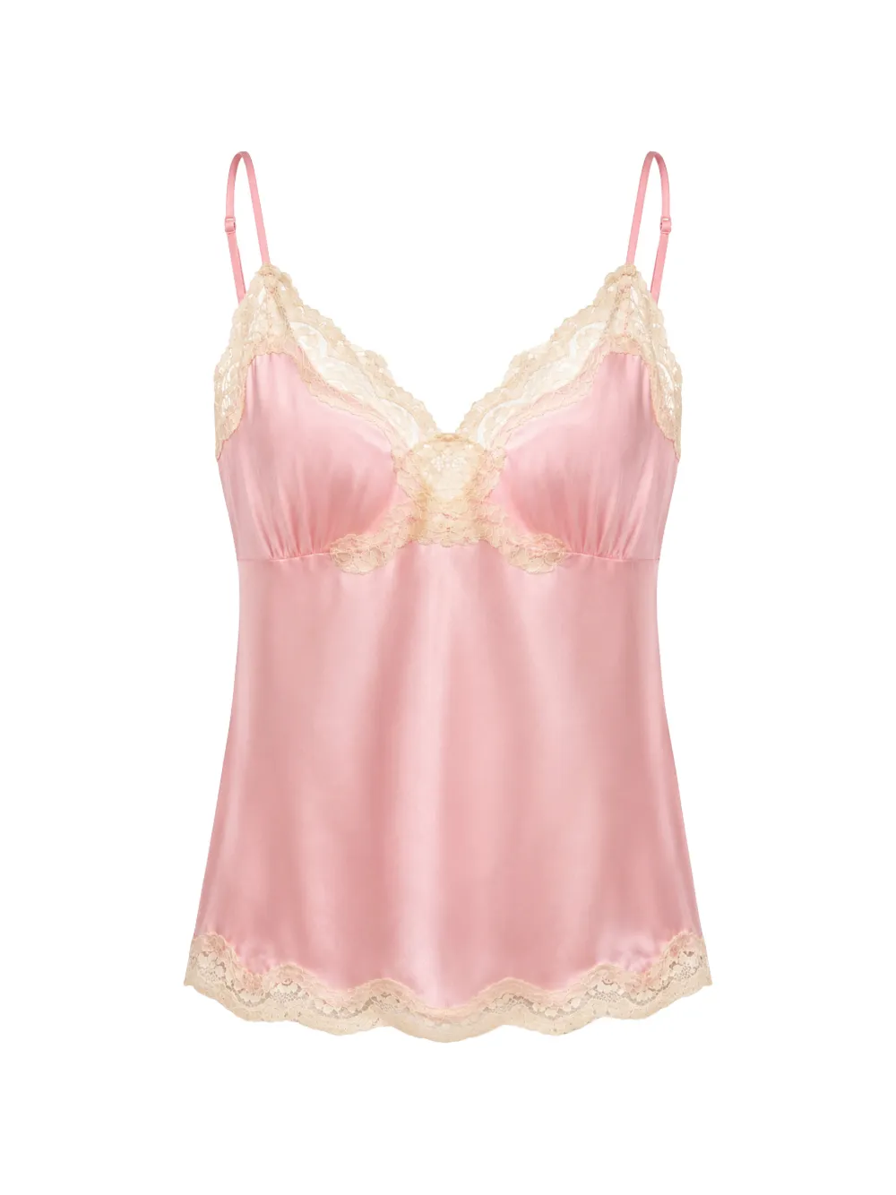 Gold Hawk lace-trim top - Rosa