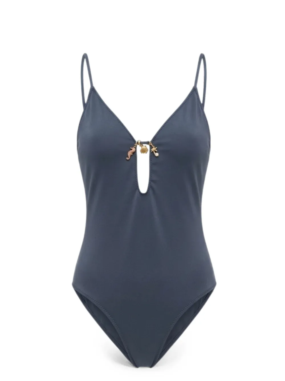 MC2 Saint Barth Crunchy badpak met bedel Blauw