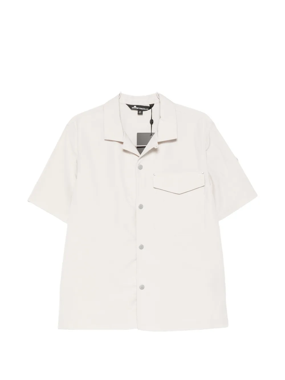Moose Knuckles 찰스부르 반소매 셔츠 | 뉴트럴 | Image 1