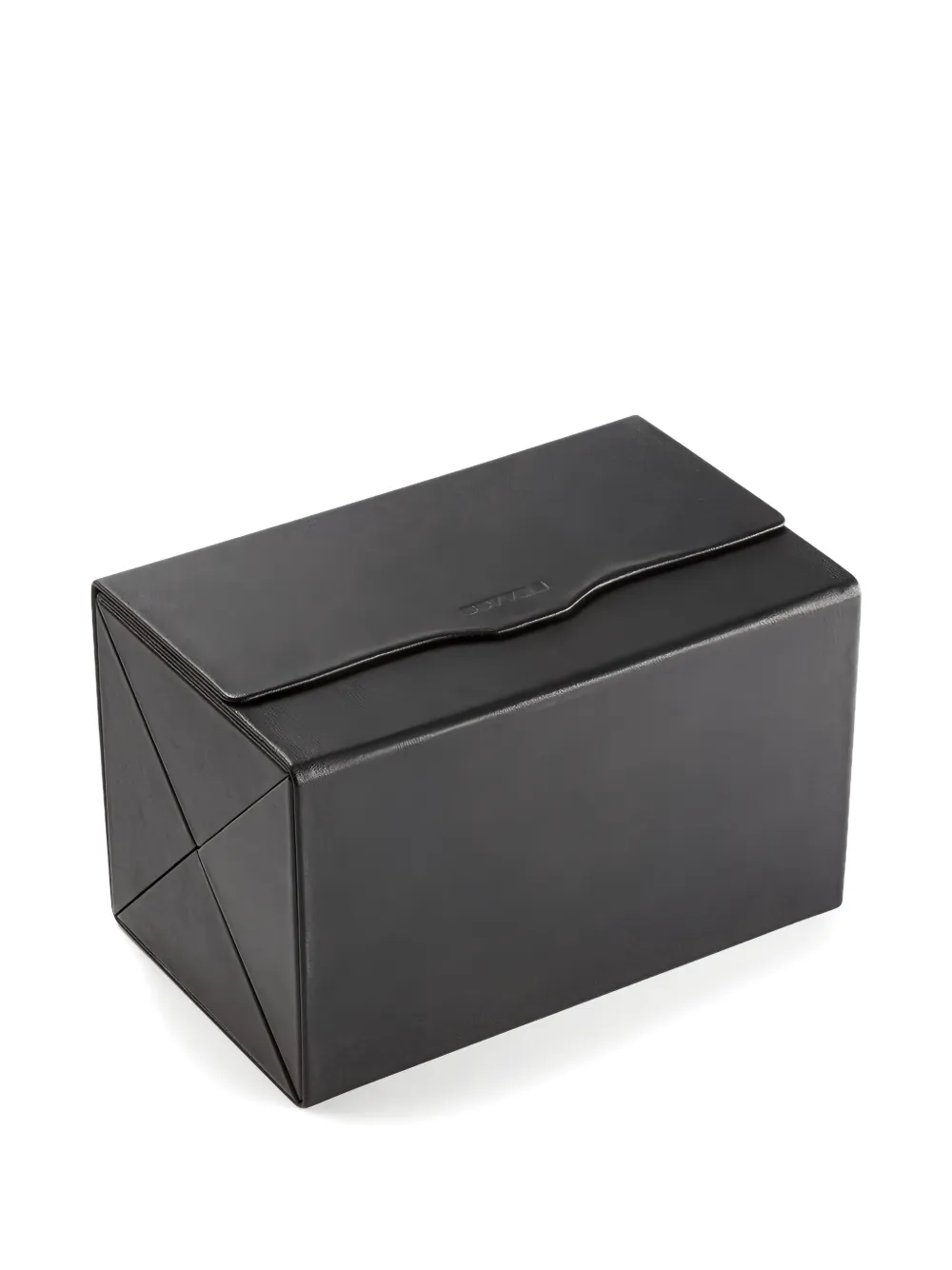 Oliver Peoples four-slot leather frame case - Black
