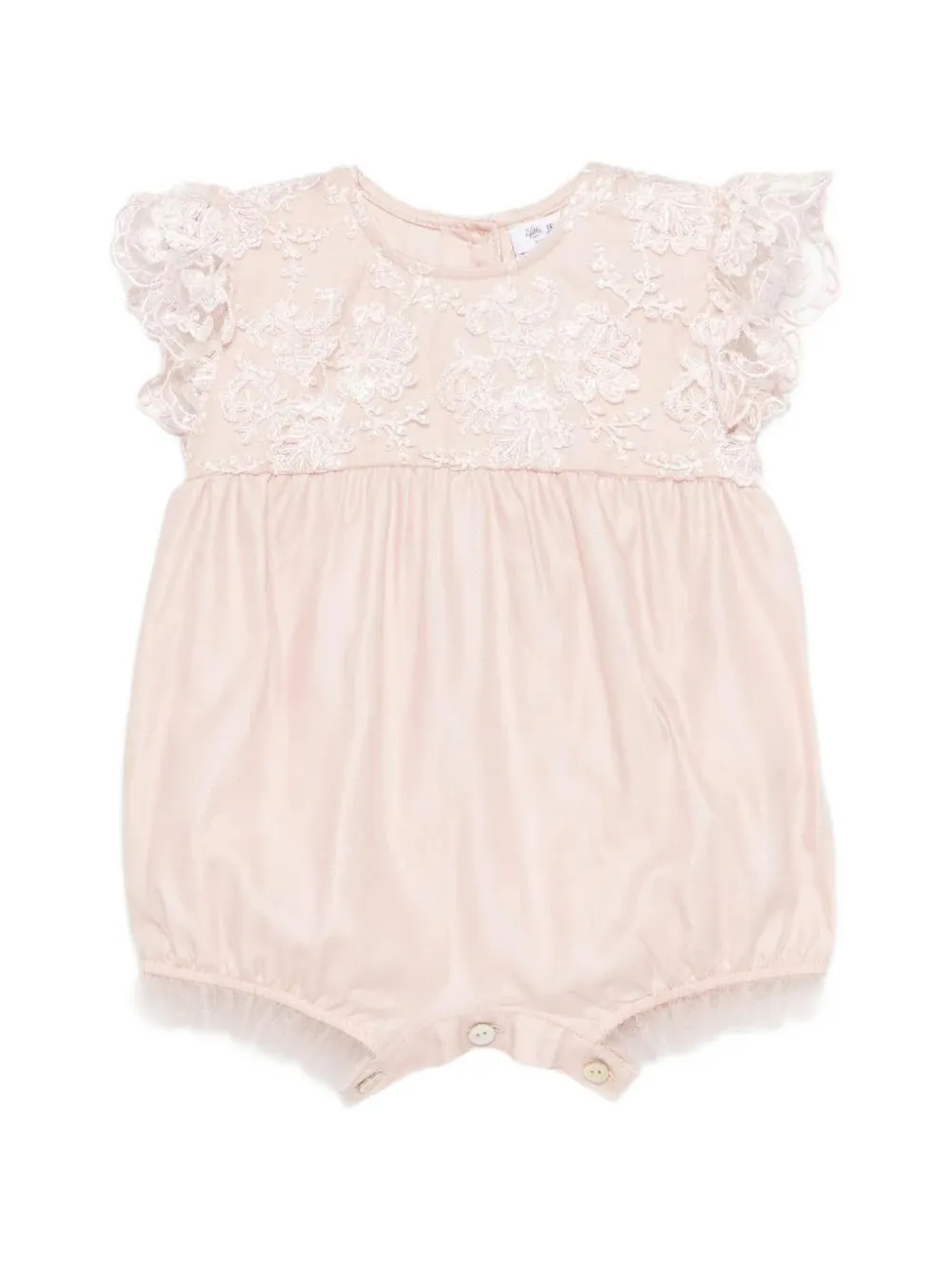 JESURUM BABY Romper met bloe kant Roze