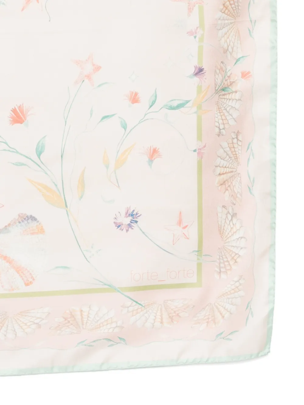  Forte Forte Floral-print Silk Scarf - Pink 
