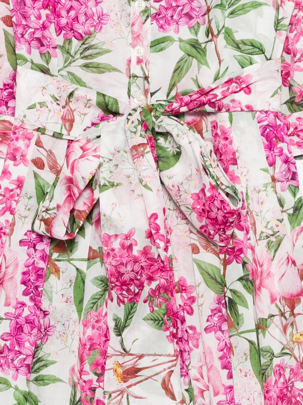 Samantha Sung Audrey midi-jurk met bloemenprint Wit