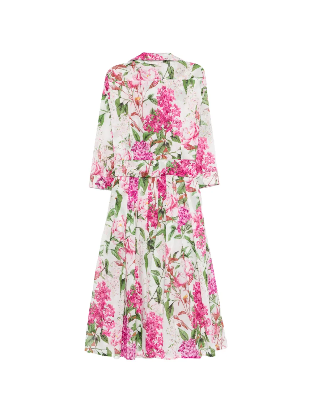 Samantha Sung Audrey midi-jurk met bloemenprint Wit