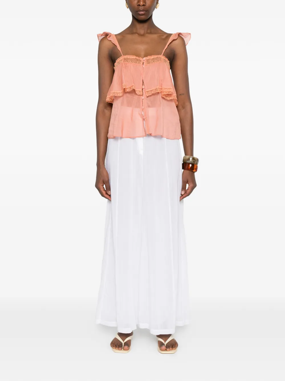  Forte Forte Ruffled-detail Blouse - Pink 