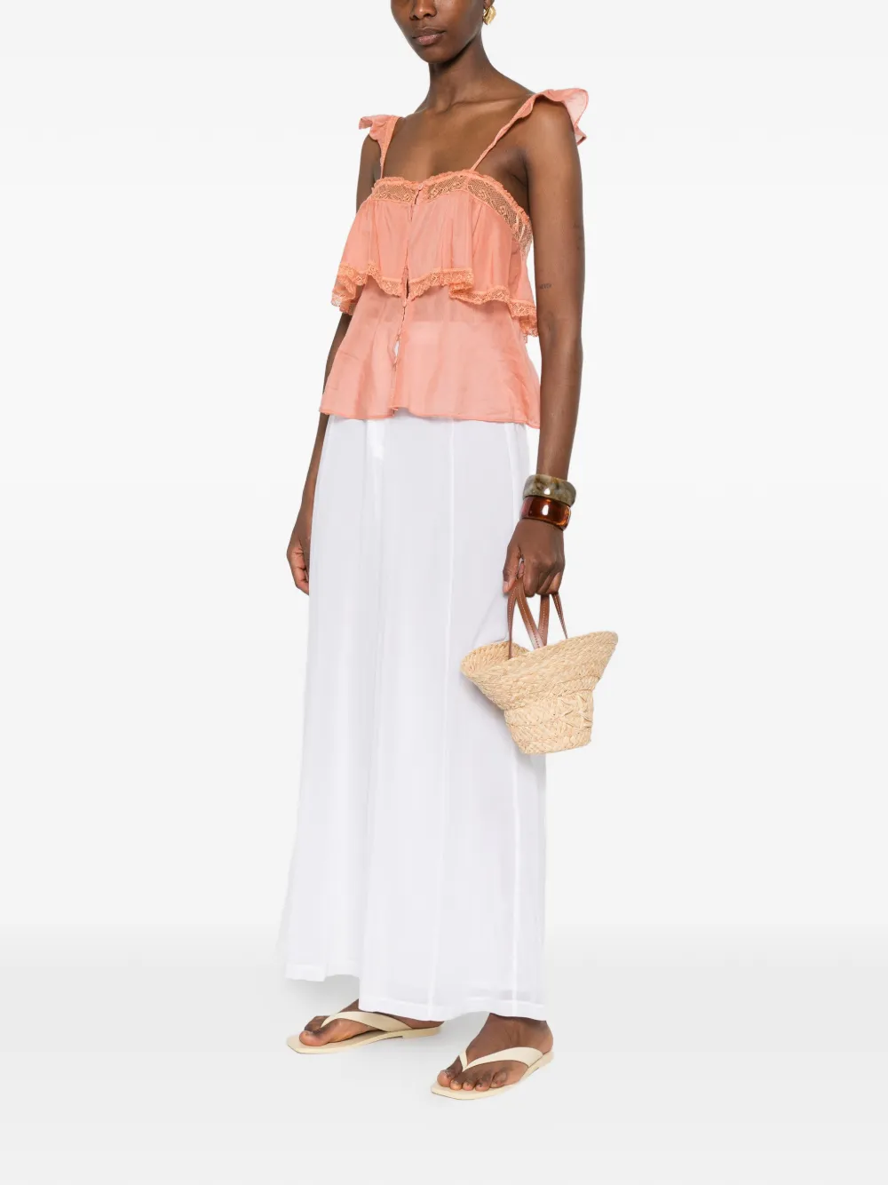  Forte Forte Ruffled-detail Blouse - Pink 