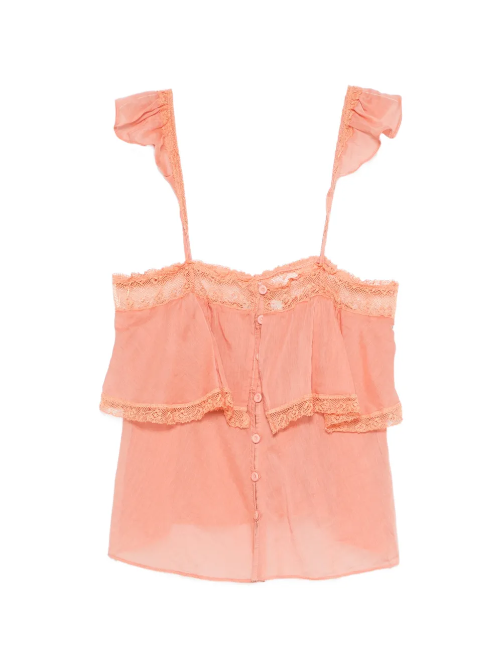 Forte Forte ruffled-detail blouse - Rosa