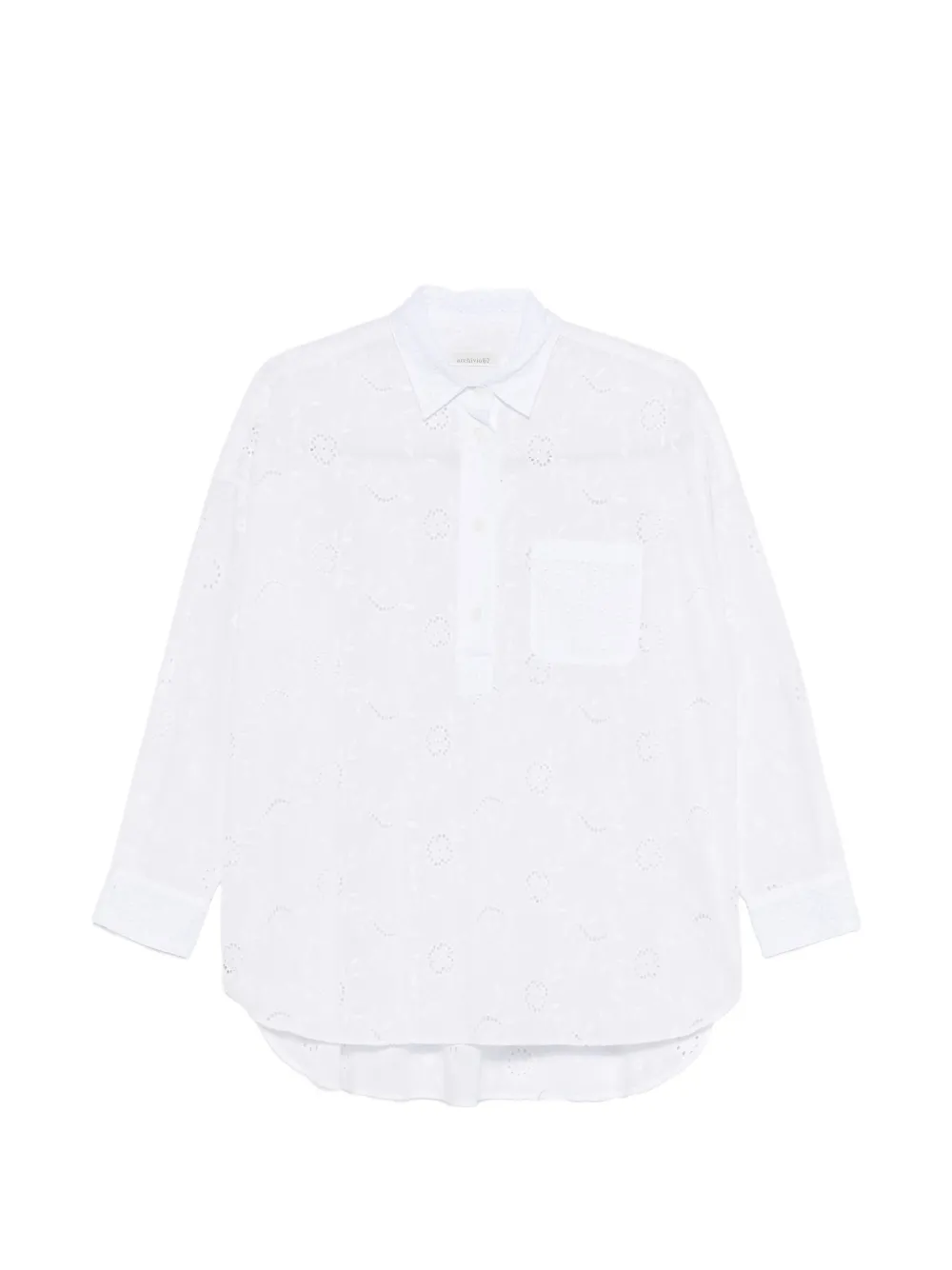 floral broderie shirt