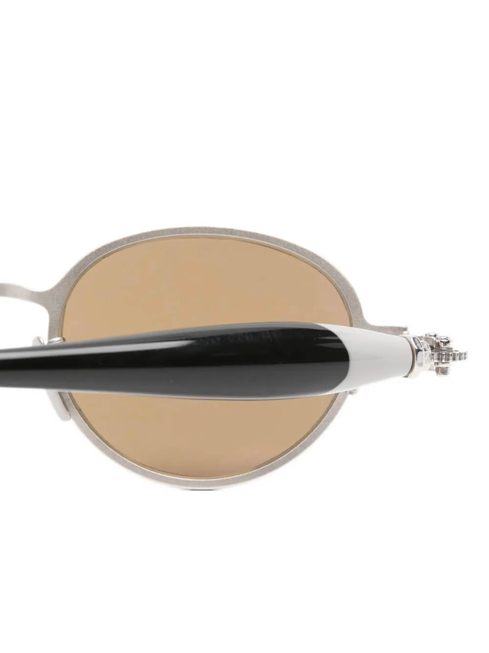 Kuboraum Zonnebril met ovalen montuur Zilver