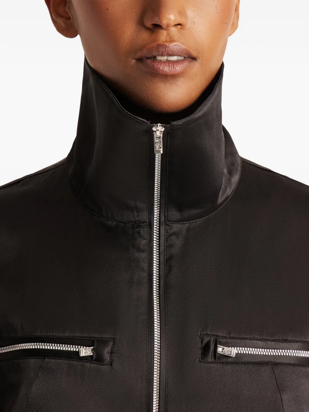 Fusalp Jumpsuit met rits en manchetten Zwart