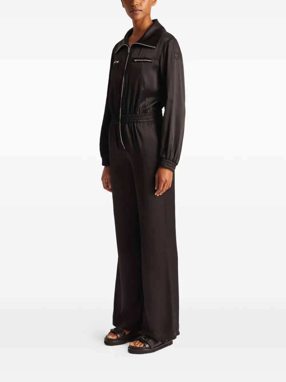  Fusalp Zip-up Cuffed Jumpsuit - Black 