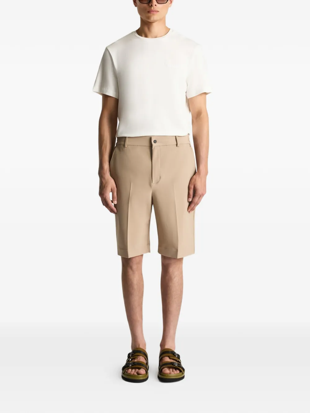 Fusalp Shorts met riemlussen Beige