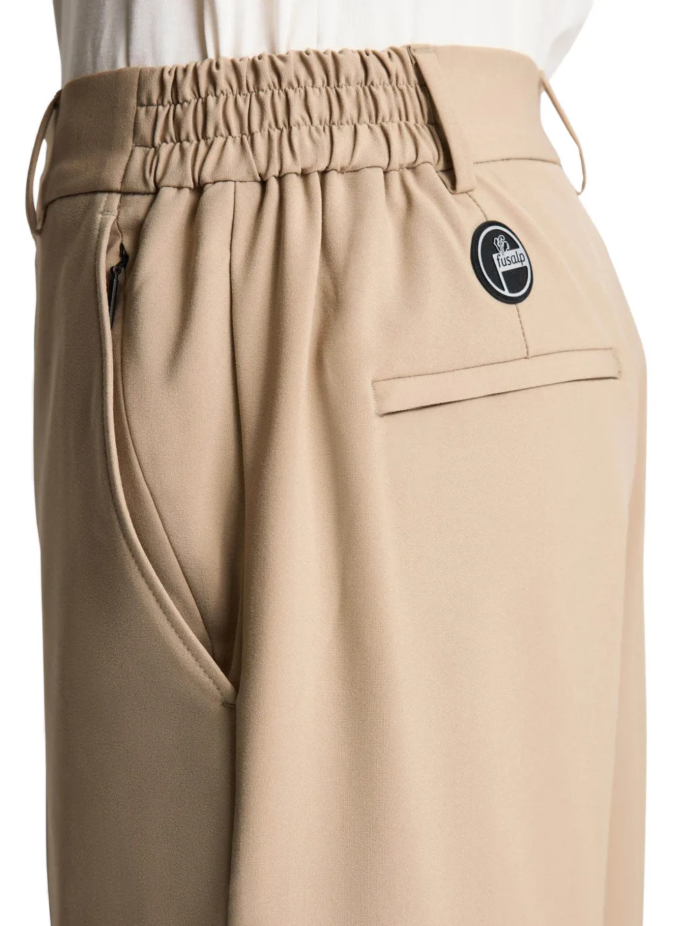 Fusalp Shorts met riemlussen Beige