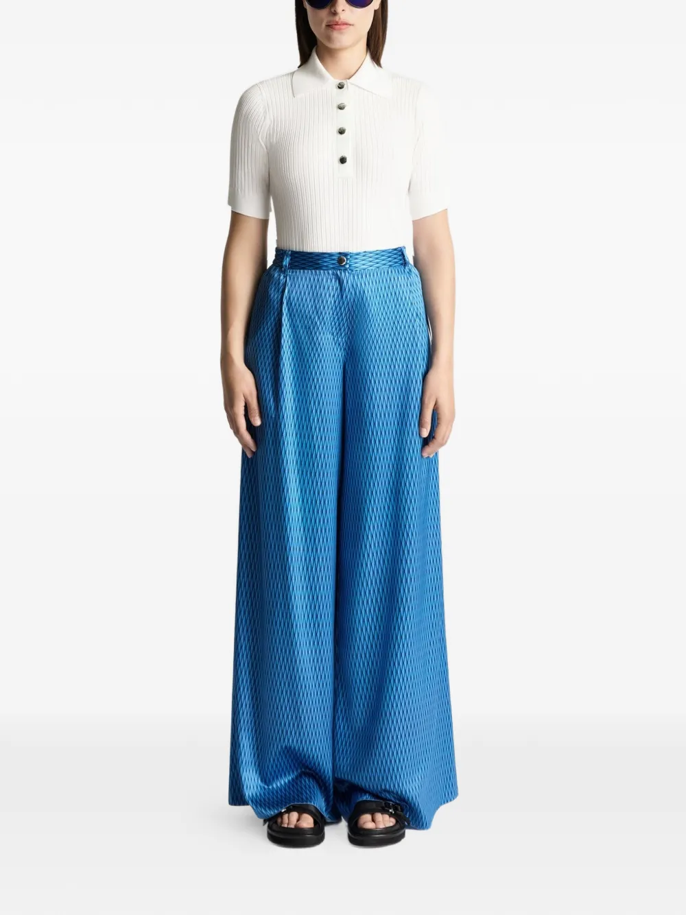  Fusalp Button-fastening Pants - Blue 