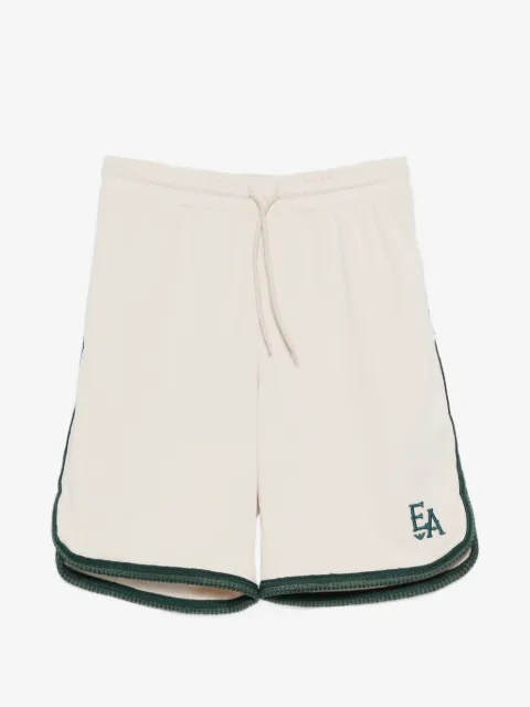 Emporio Armani shorts med broderad kant