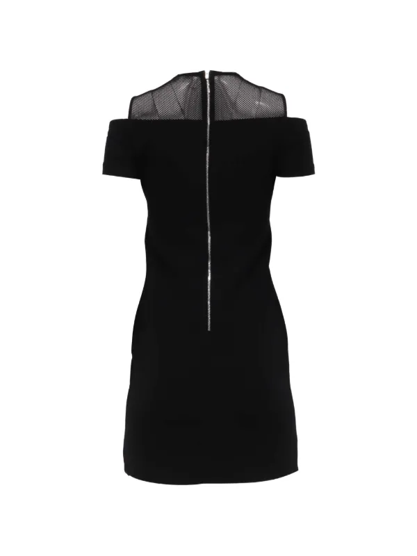 sandro off shoulder dress Sandro Masha Off-the-Shoulder Rib Knit Dress