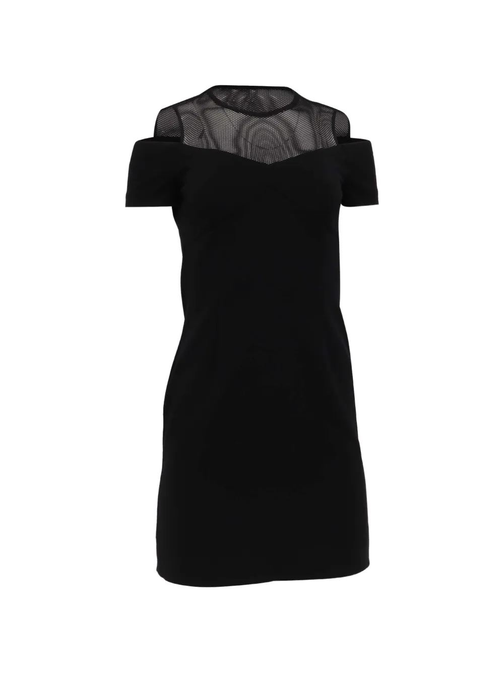 SANDRO off-shoulder mini dress - Nero