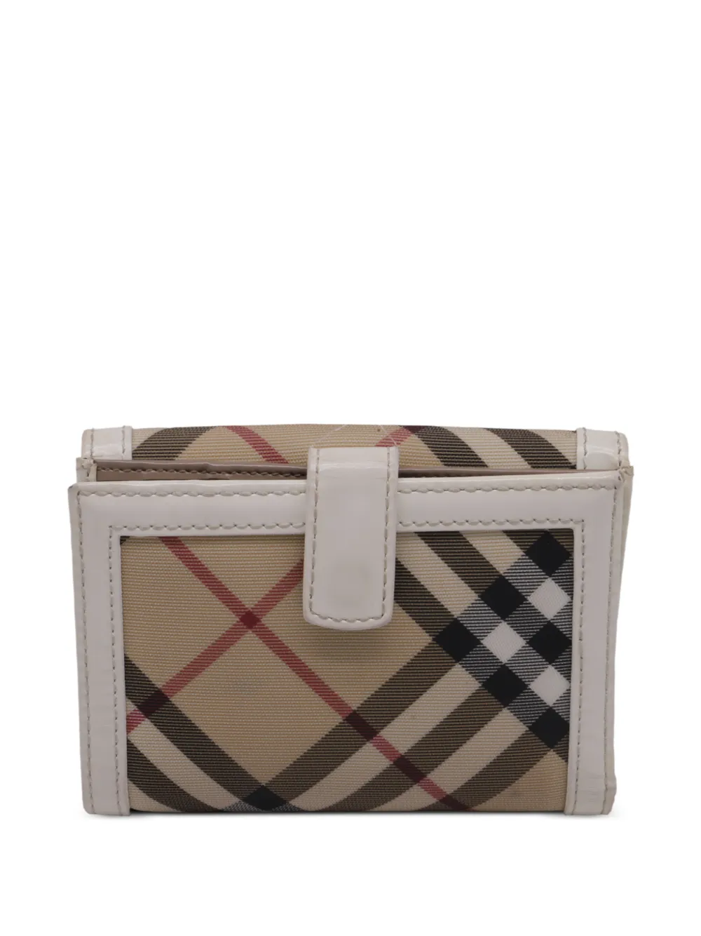 Burberry Pre-owned Check-pattern Wallet - Neutrals 