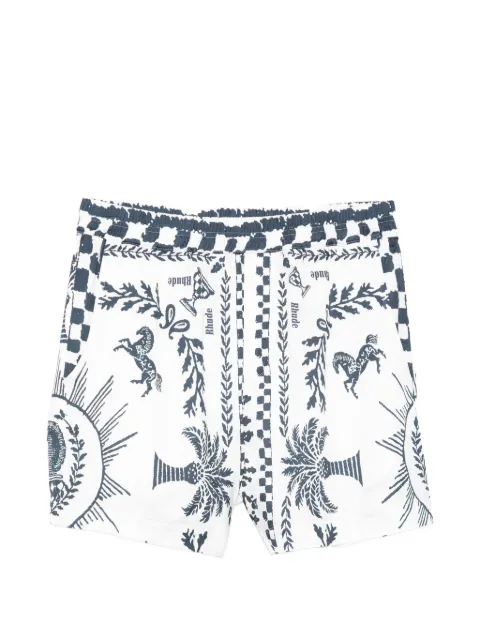RHUDE graphic print shorts