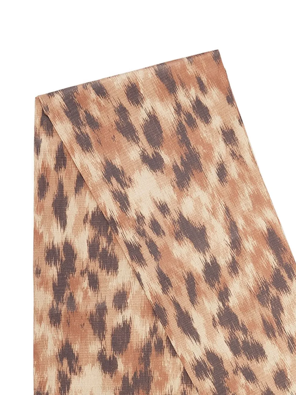  Ganni Animal-print Scarf - Neutrals 