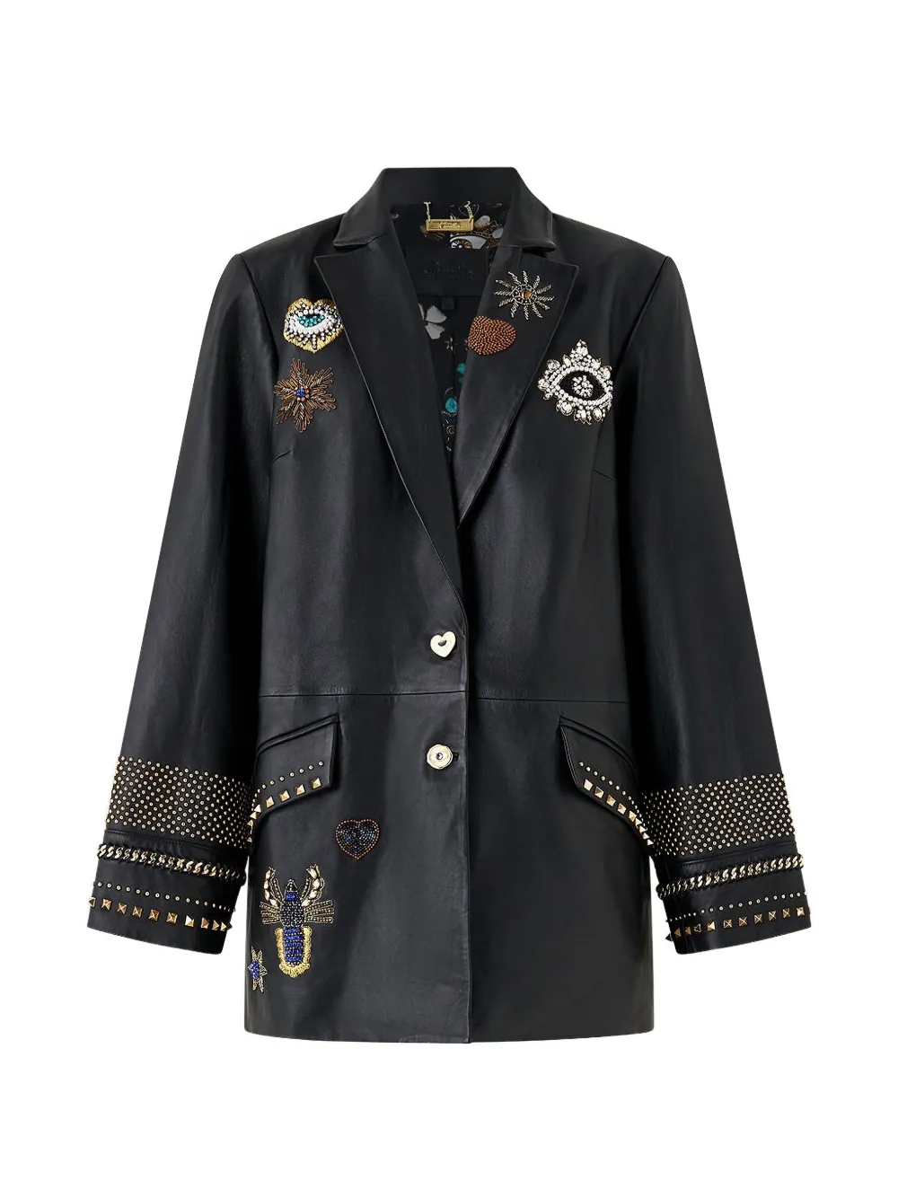 Camilla Amulets and Alchemy jacket - Schwarz