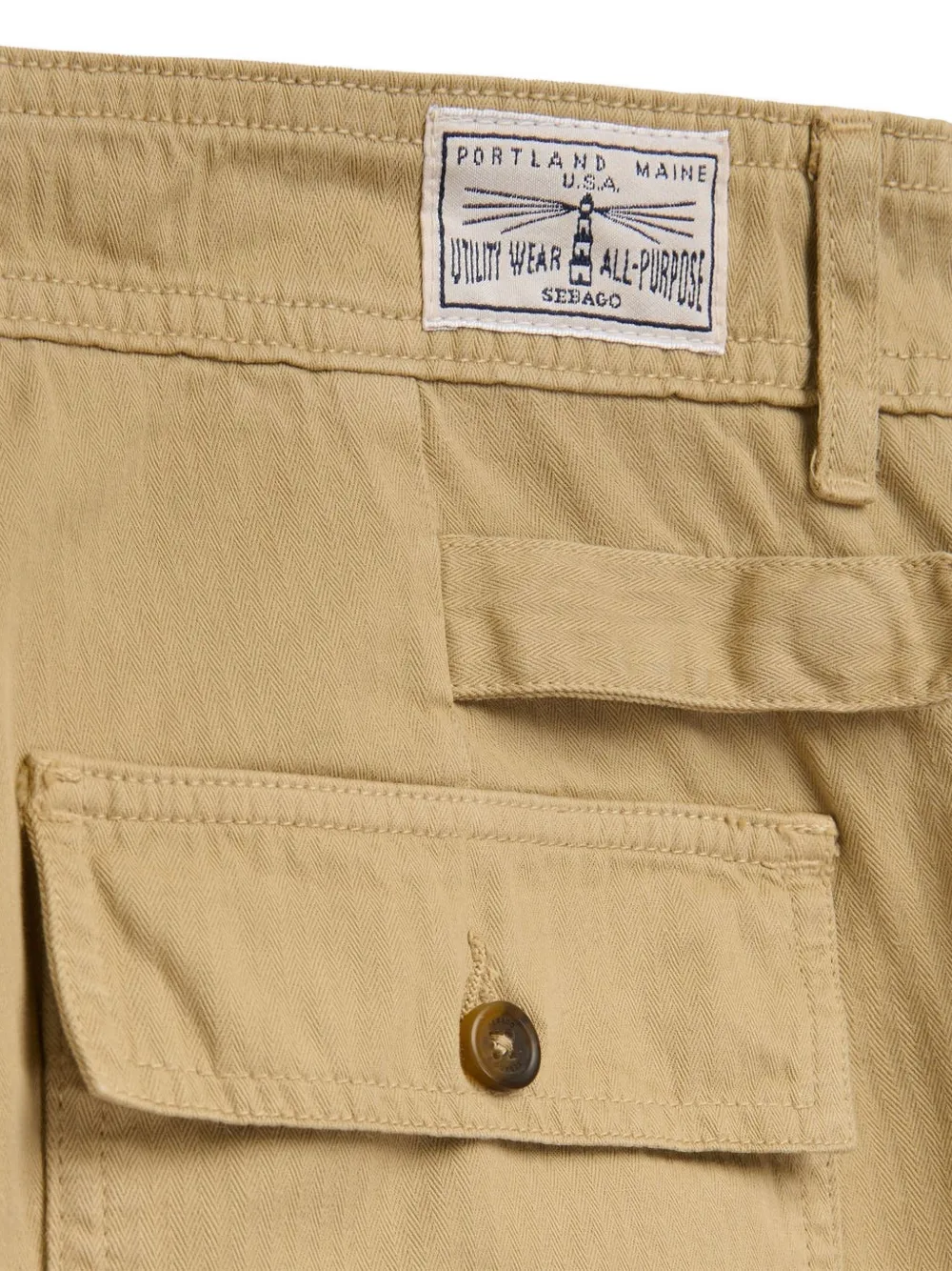  Sebago Milton Herringbone Trousers - Neutrals 