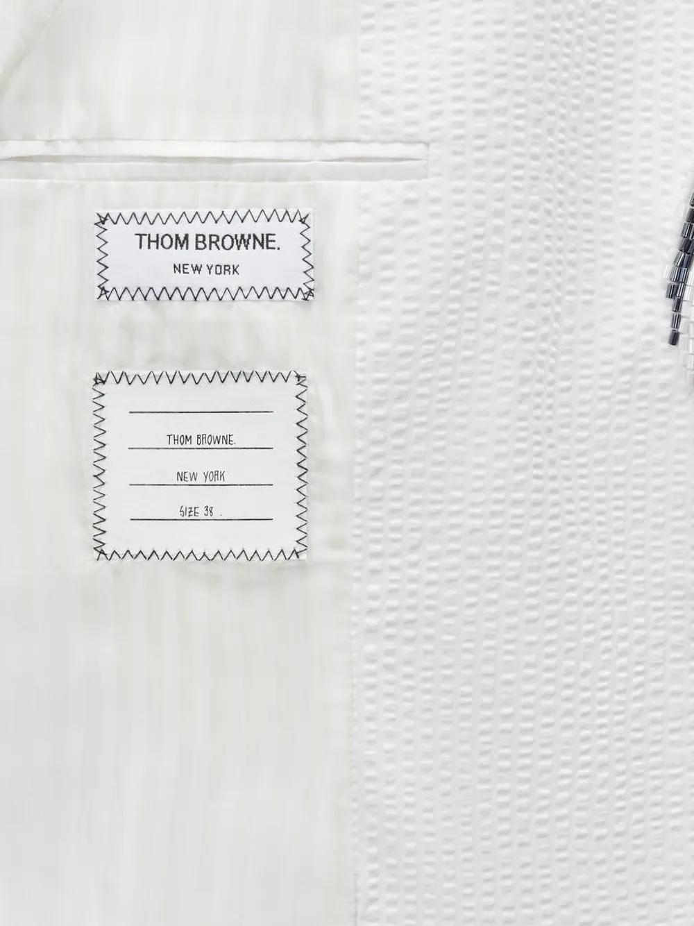 Thom Browne Gestreept jack Wit