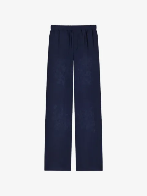 Givenchy floral-jacquard trousers