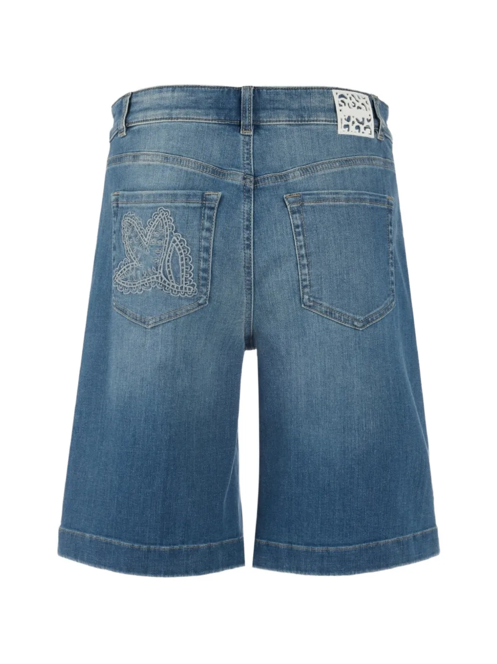  Marccain Warangal Stretch Shorts - Blue 