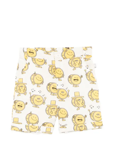 Stella McCartney Kids drum-print shorts