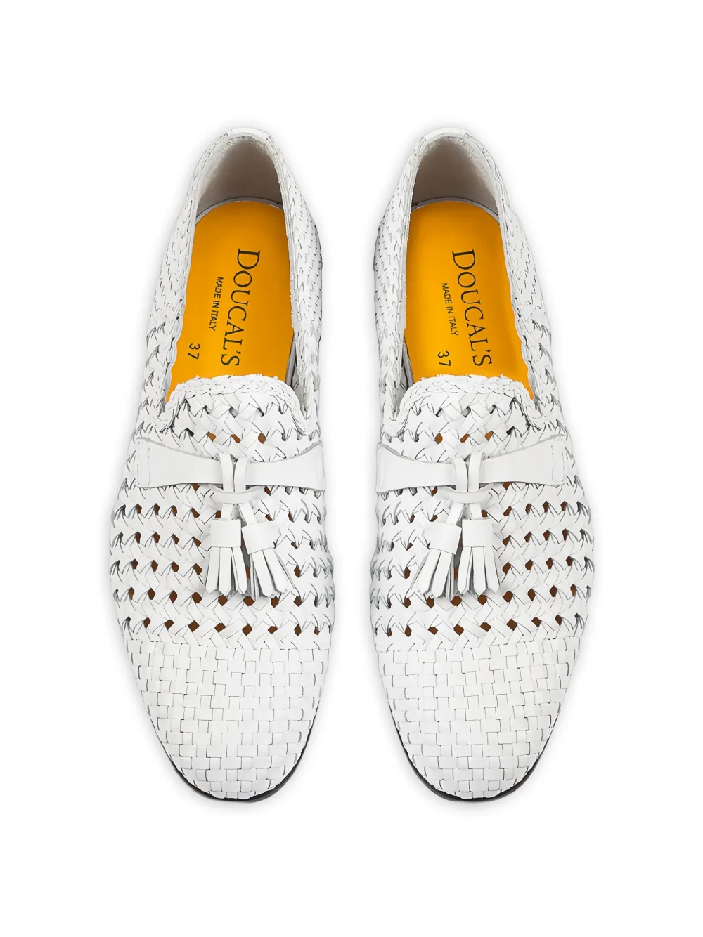 Doucal's woven loafers Wit