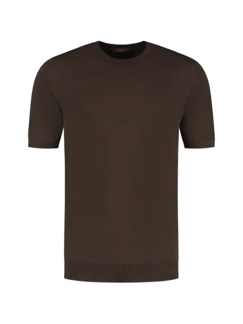 slowear short-sleeved crew-neck sweater