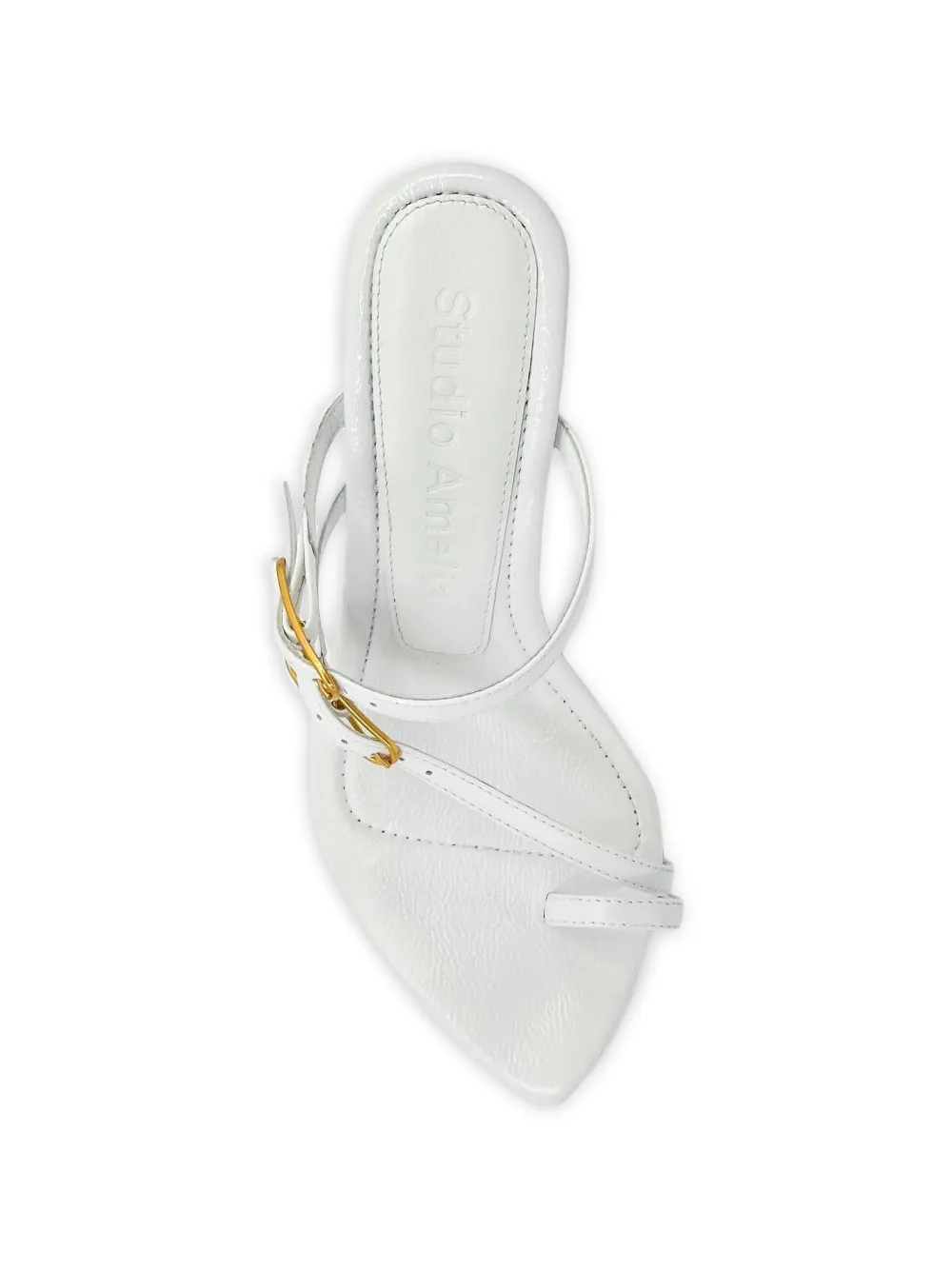 Studio Amelia Sabrina sandalen met gesp Wit