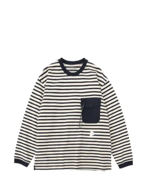 GOSHA RUBCHINSKIY Striped long-sleeve T-shirt | Black | FARFETCH ID