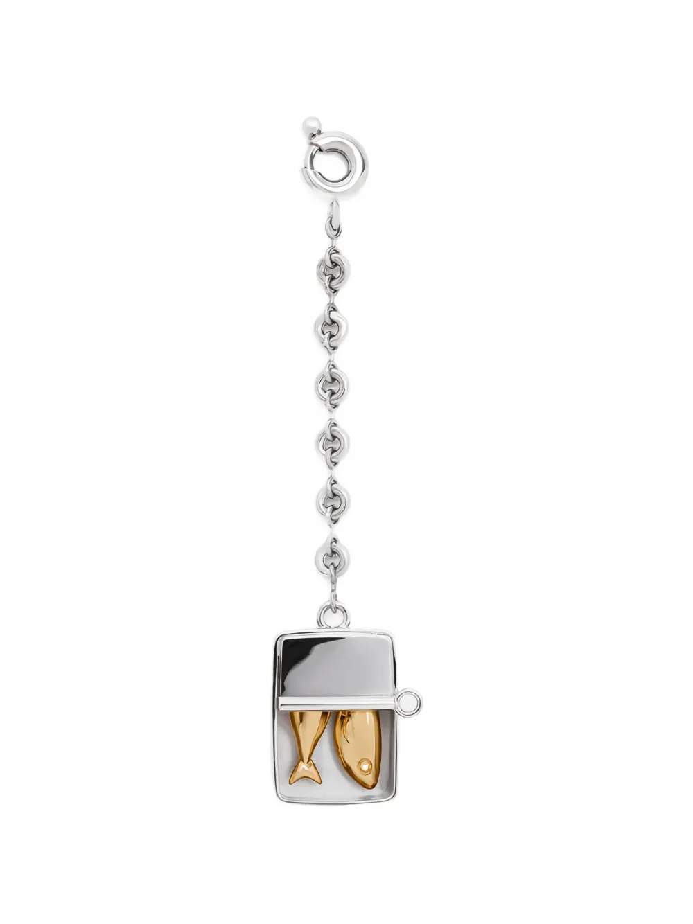 LOEWE fish-pendant charm - Silber